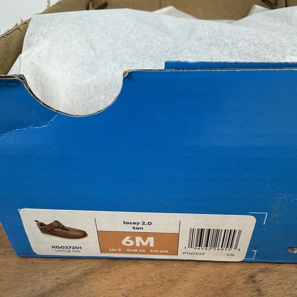 New Little Kids Stride Rite Lacey 2.0 Tan Mary Jane Shoes Size 6 C NIB - Picture 8 of 8